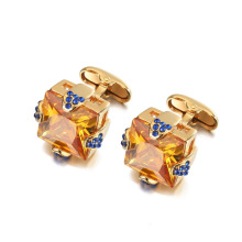 cufflinks man gift luxury champagne crystal diamond cufflinks with cufflinks box